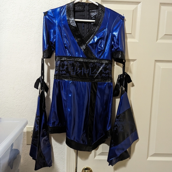 Lip Service Vice Vinyl PVC Kimono Minidress XS - Picture 3 of 13